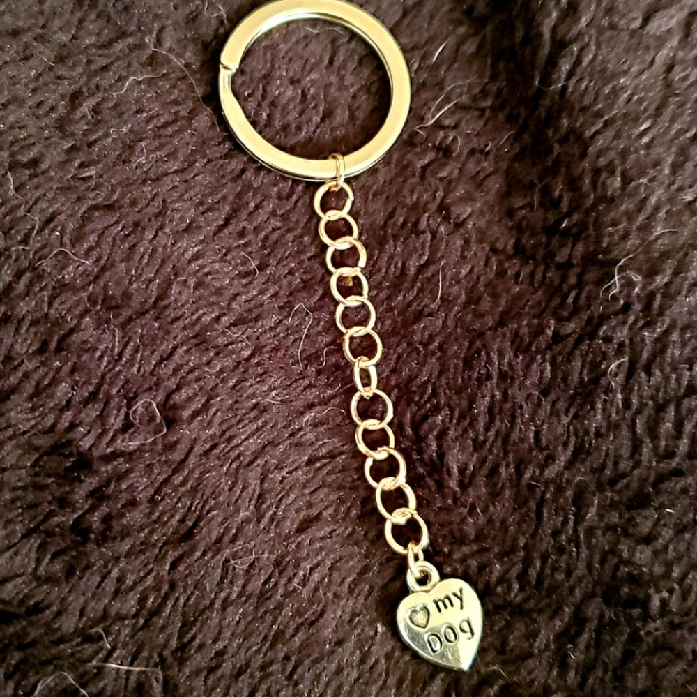 'I Love My Dog' Keychain/Wallet/Purse Dangler